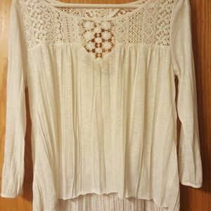 American Eagle open back boho top